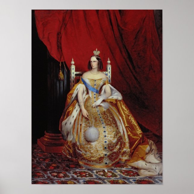 Portrait of Alexandra FyodorovnaI Poster (Front)