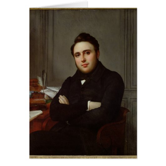 Portrait of Alexandre Auguste Ledru-Rollin Cards (Front)