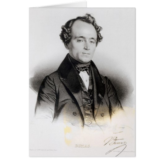 Portrait of Alexandre Dumas Fils Cards (Front)