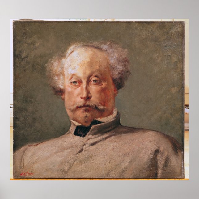 Portrait of Alexandre Dumas fils Poster (Front)