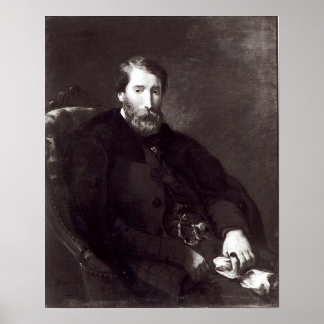 Portrait of Alfred Bruyas Poster (Front)