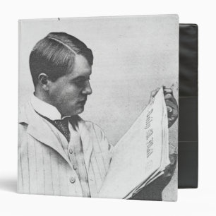 Portrait of Alfred Harmsworth, 1897 3 Ring Binder