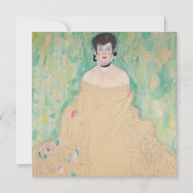 Portrait of Amalie Zuckerkandl by Gustav Klimt (Front)
