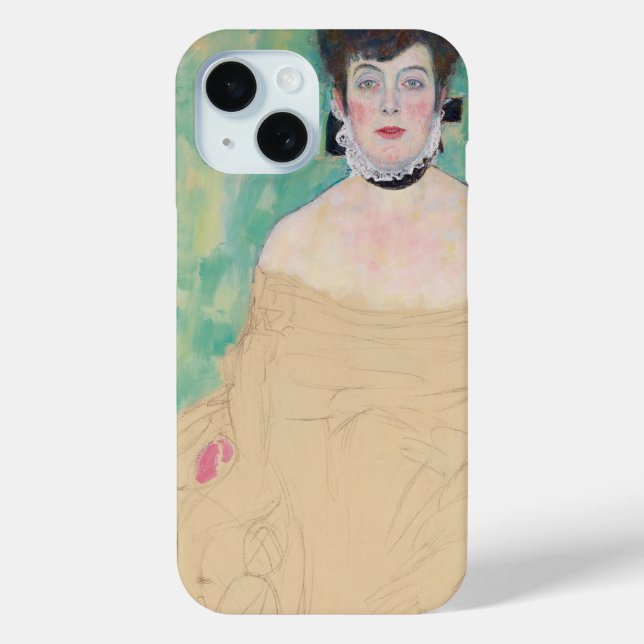 Portrait of Amalie Zuckerkandl by Gustav Klimt Case-Mate iPhone Case (Back)