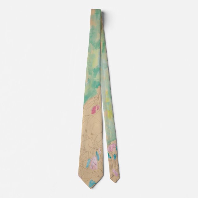 Portrait of Amalie Zuckerkandl by Gustav Klimt Neck Tie (Front)