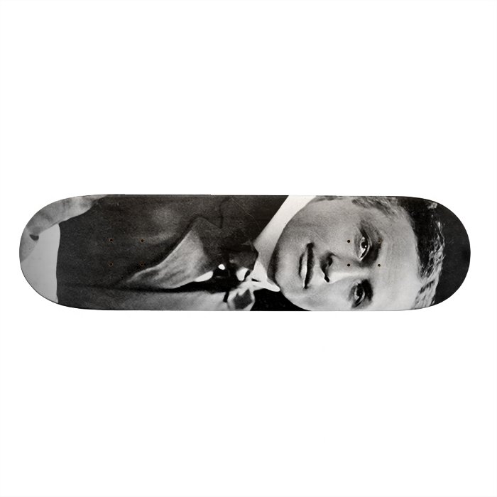 Portrait of American Magician Harry Houdini Skate Board Deck