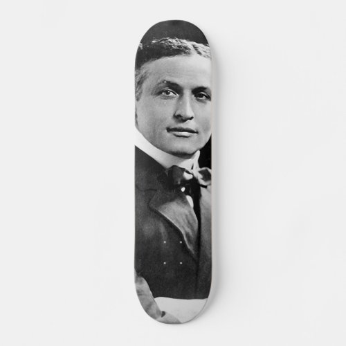 Portrait of American Magician Harry Houdini Skateboard Deck