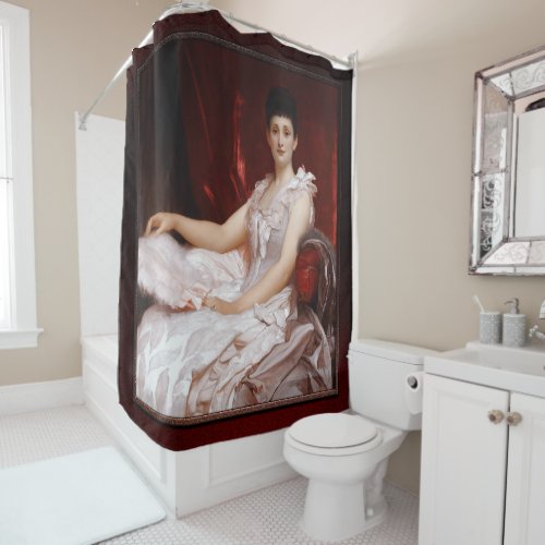 Portrait Of Amy Augusta Lady Coleridge Shower Curtain