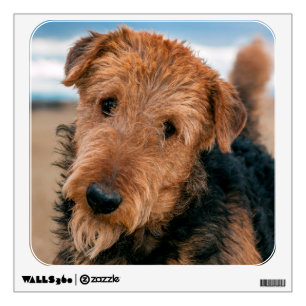 Portrait of an Airedale Terrier Wall Decal