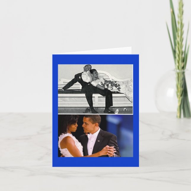 Portrait of an American Marriage Holiday Card (Front)