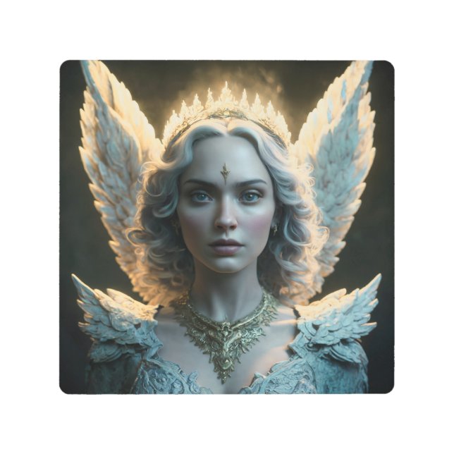 Portrait Of An Angel Metal Print (Front)