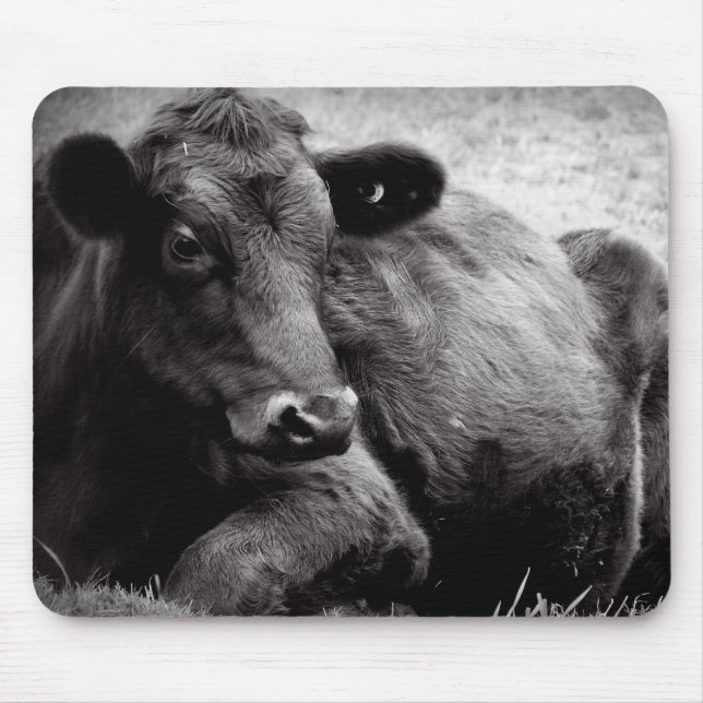 Portrait of an Angus Mouse Pad (Front)