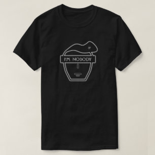 Portrait of an anonymous face (I'm Nobody) T-Shirt