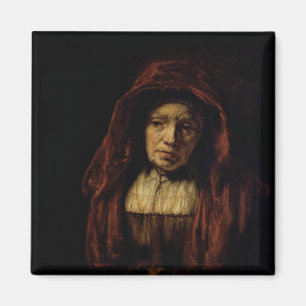 Portrait of an Old Woman Magnet