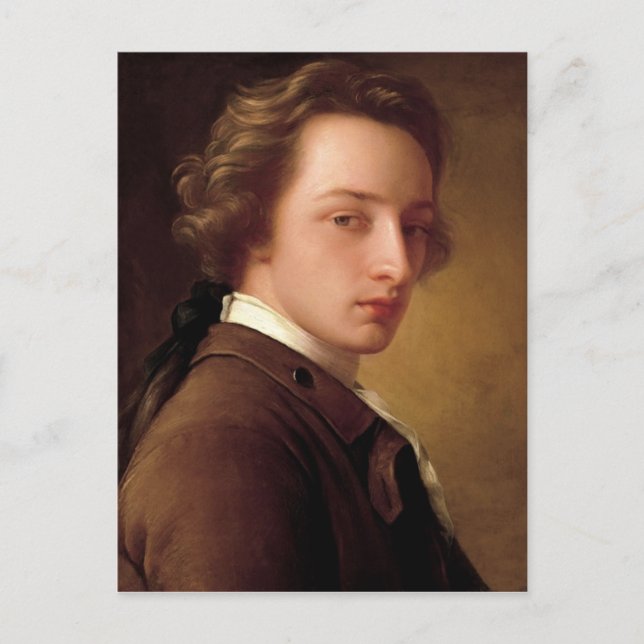 Portrait of an Unknown Man Fine Art Postcard (Front)