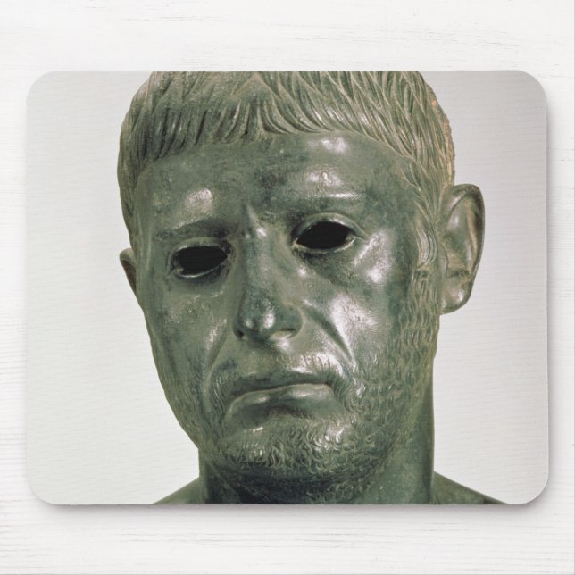 Portrait of an unknown Roman warrior, AD 30s Mouse Pad (Front)