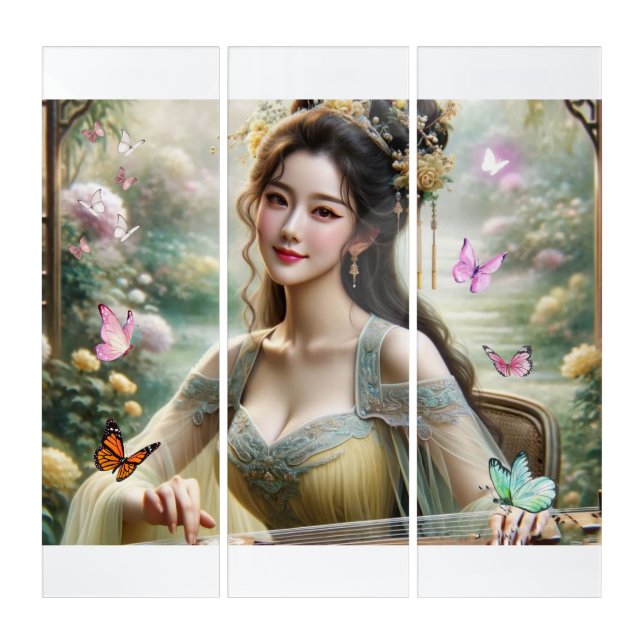  Portrait of Ancient Chinese Grace Triptych (Front)