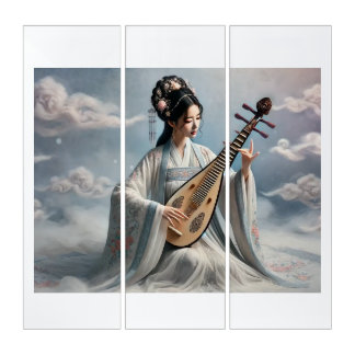 Portrait of Ancient Chinese Grace Triptych