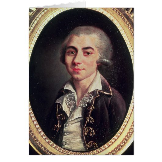 Portrait of Andre Chenier Cards (Front)