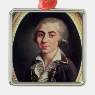 Portrait of Andre Chenier Metal Ornament