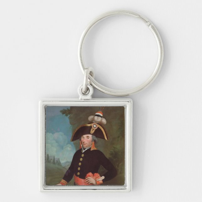 Portrait of Andre Massena Keychain (Front)