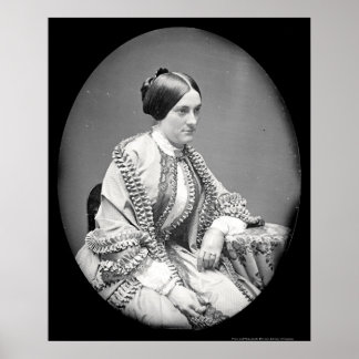 Portrait of Ann "Nannie" Macomb Daguerreotype 1850 Poster