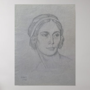 Portrait of Anna Pavlova , 1908 Poster