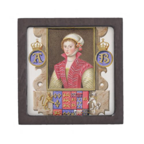 Portrait of Anne Boleyn 1507_36 2nd Queen of Hen Jewelry Box