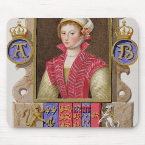 Portrait of Anne Boleyn 1507_36 2nd Queen of Hen Mouse Pad