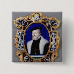 Portrait of Anne, First Duke of Montmorency Pinback Button