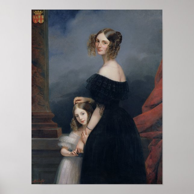 Portrait of Anne-Louise Alix de Montmorency Poster (Front)
