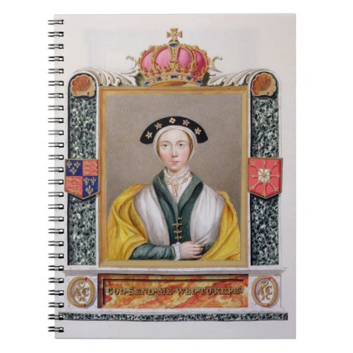 Portrait of Anne of Cleves 1515_57 4th Queen of Notebook