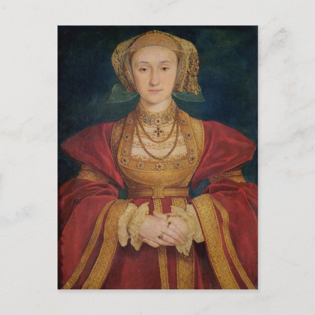 Portrait of Anne of Cleves  1539 Postcard (Front)