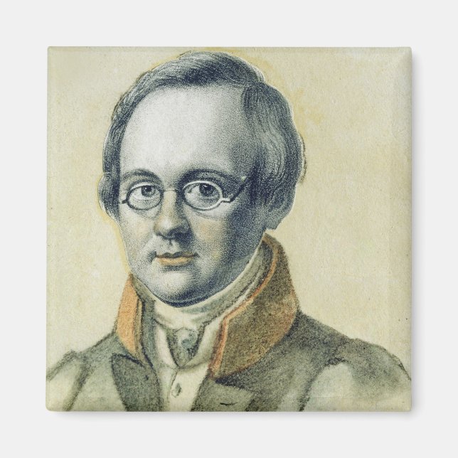 Portrait of Anton A. Delvig, 1830 Magnet (Front)