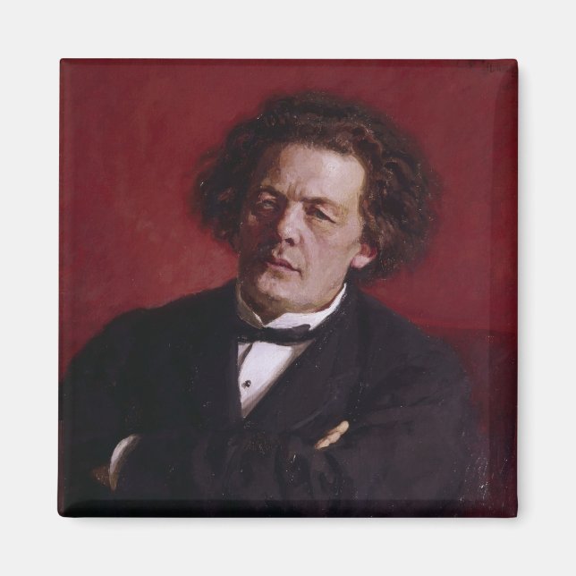 Portrait of Anton Grigoryevich Rubinstein, 1881 Magnet (Front)