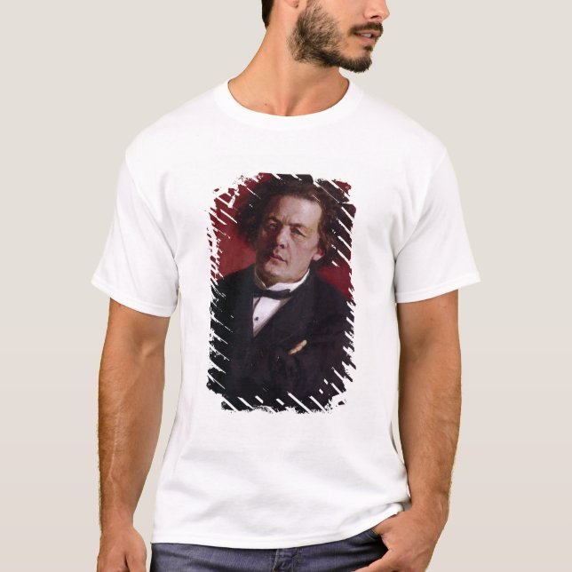 Portrait of Anton Grigoryevich Rubinstein, 1881 T-Shirt (Front)