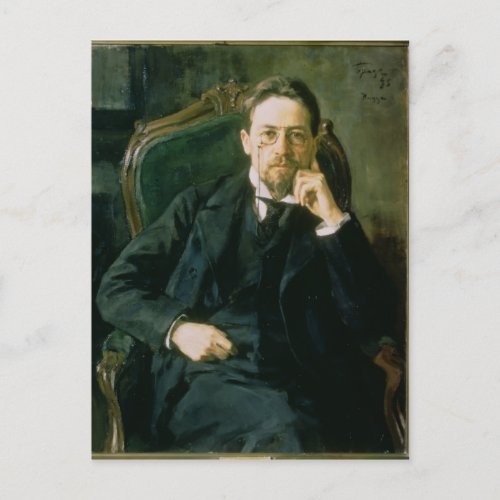 Portrait of Anton Pavlovich Chekhov 1898 Postcard
