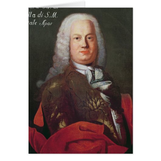 Portrait of Antonio Caldara Cards (Front)