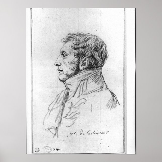 Portrait of Armand Augustin Louis Poster (Front)