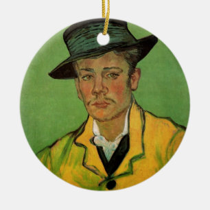 Portrait of Armand Roulin by Vincent van Gogh Ceramic Ornament