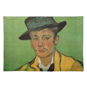 Portrait of Armand Roulin by Vincent van Gogh Cloth Placemat