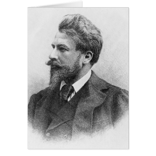 Portrait of Arthur Schnitzler Cards (Front)