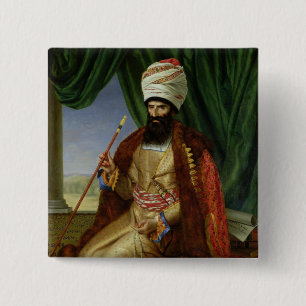 Portrait of Asker-Khan, Ambassador of Persia Button