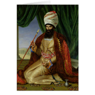Portrait of Asker-Khan, Ambassador of Persia Cards