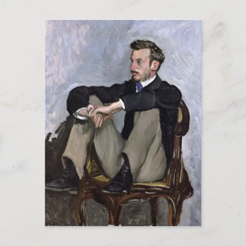 Portrait of Auguste Renoir  1867 Postcard