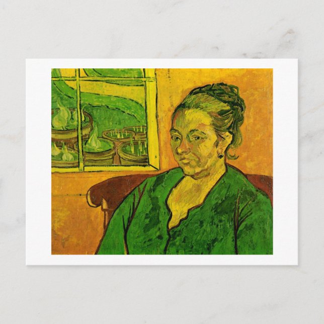 Portrait of Augustine Roulin, Van Gogh Fine Art Postcard (Front)