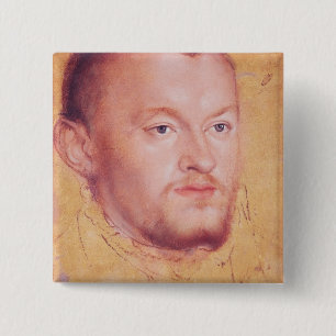 Portrait of Augustus I Elector of Saxony Button