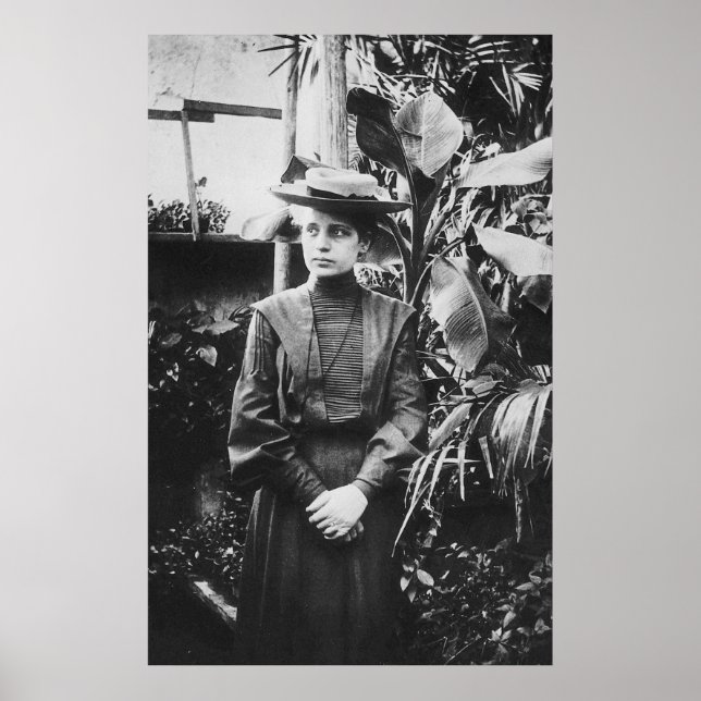 Portrait of Austrian physicist Lise Meitner Poster (Front)