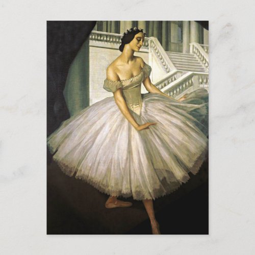 Portrait of Ballerina Anna Pavolva Postcard