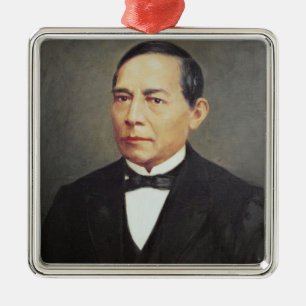 Portrait of Benito Juarez , 1948 Metal Ornament